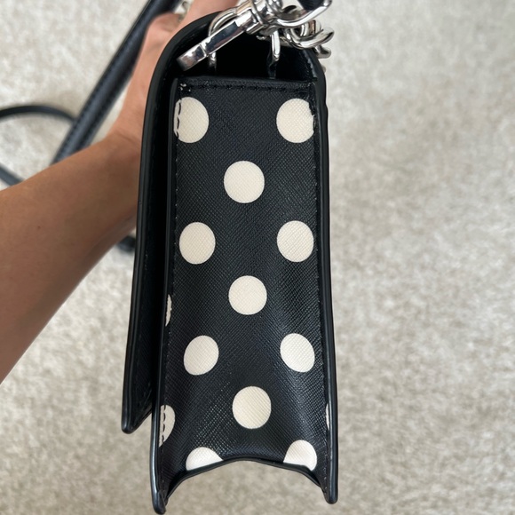 Kate Spade Polka Dot Crossbody Bag in Black and White - Picture 3 of 11